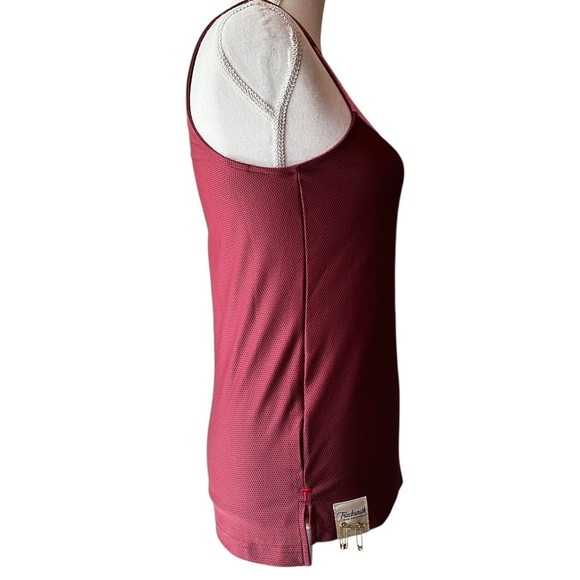 Tracksmith Women's Van Cordlant Singlet Maroon & Pink Athletic Tank Size Small - Picture 5 of 12
